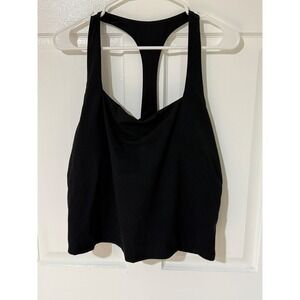 POCKET FLEXY Women's Black Tank Top Athletic Racerback Size 3X